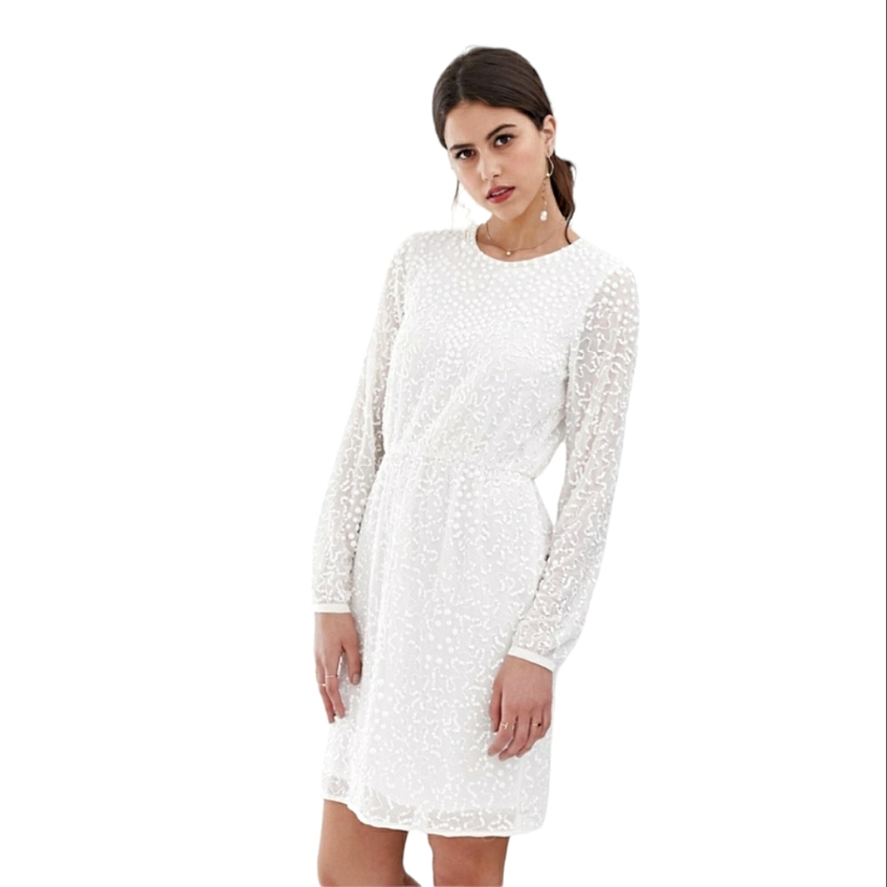 Y.A.S. YASBEADA Longsleeve Mini Dress